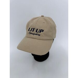 Lit Up Sportfishing Mirage Yachts Tan Dad Hat Adjustable Baseball Cap Mens